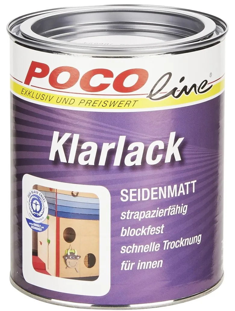 POCOline Acryl Klarlack farblos seidenglänzend ca. 0,75 l