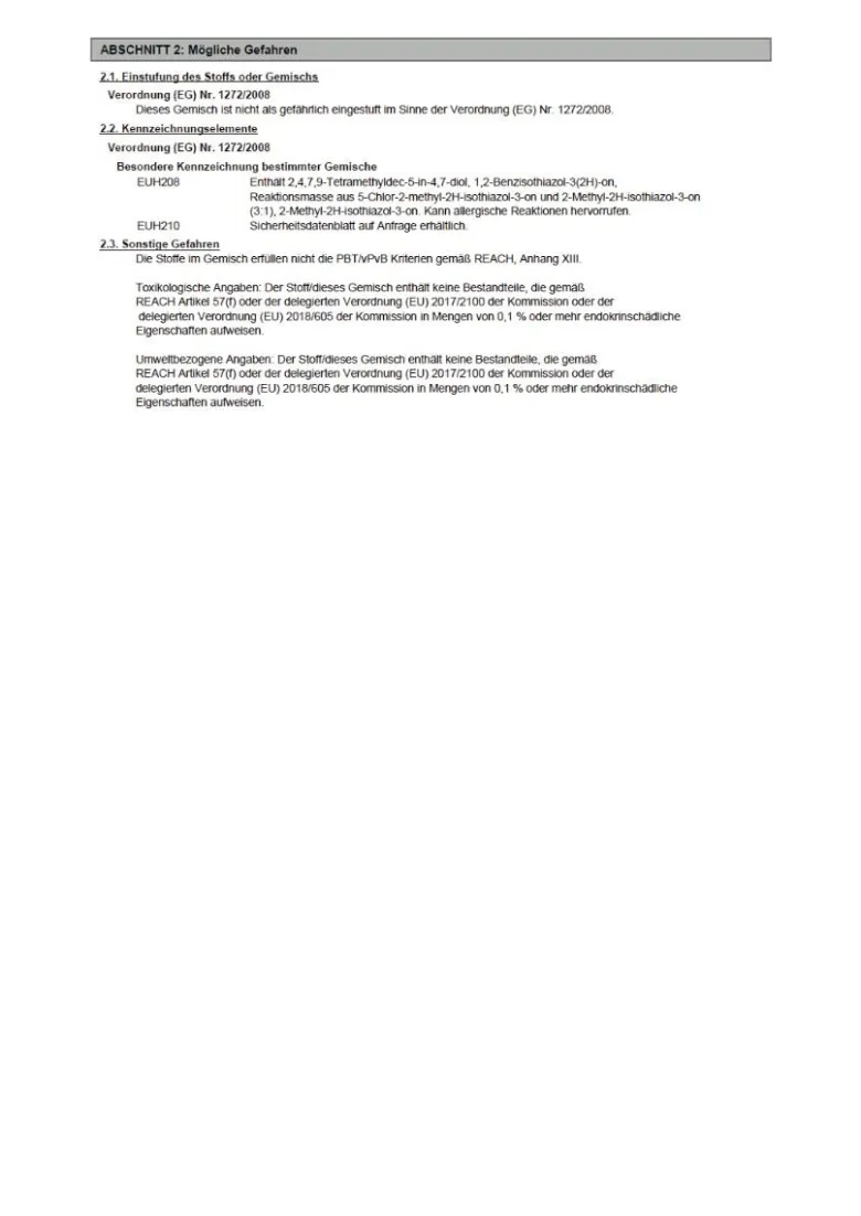 POCOline Acryl Klarlack farblos glänzend ca. 0,75 l