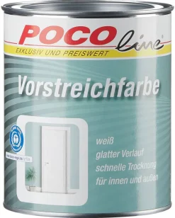 POCOline Acryl Vorstreichfarbe weiß matt ca. 0,75 l