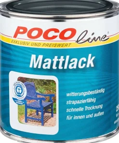 POCOline Acyl Buntlack anthrazit seidenmatt ca. 0,75 l