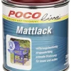 POCOline Acyl Buntlack bordeauxrot seidenmatt ca. 0,25 l