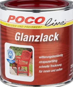 POCOline Acyl Buntlack bordeauxrot glänzend ca. 0,25 l