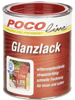 POCOline Acyl Buntlack feuerrot glänzend ca. 0,75 l