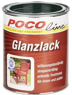 POCOline Acyl Buntlack moosgrün glänzend ca. 0,75 l