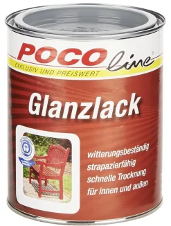 POCOline Acyl Buntlack Silbergrau glänzend ca. 0,75 l