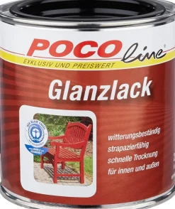 POCOline Acyl Buntlack tiefschwarz glänzend ca. 0,25 l