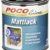 POCOline Acyl Buntlack tiefschwarz seidenmatt ca. 0,25 l