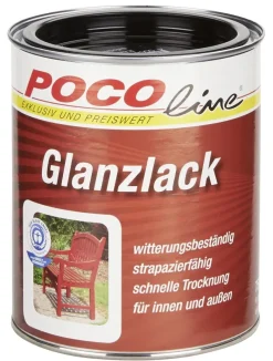 POCOline Acyl Buntlack tiefschwarz glänzend ca. 0,75 l