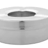 POCOline Aschenbecher silber Edelstahl