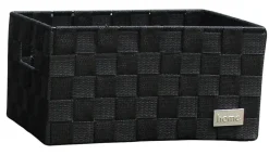 POCOline Aufbewahrungskorb schwarz Nylon B/H/L: ca. 18x24x34 cm