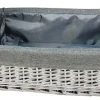 POCOline Aufbewahrungskorb grau Weide B/H/L: ca. 29x14x42 cm
