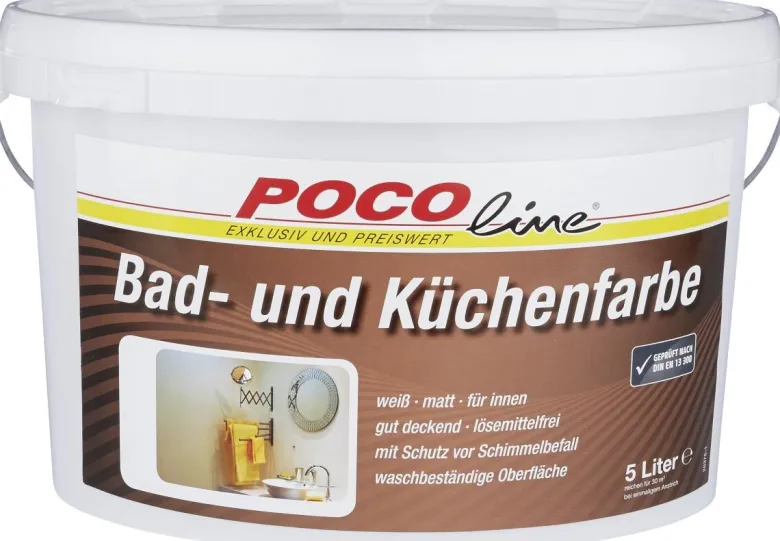 POCOline Bad- und Küchenfarbe weiß ca. 5 l