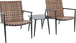 POCOline Balkonset Mainz braun Polyrattan