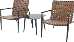 POCOline Balkonset Mainz braun Polyrattan