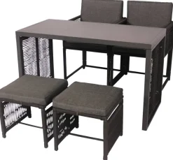 POCOline Balkonset Stone schwarz Stahl
