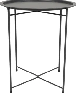 POCOline Beistelltisch anthrazit Metall H/D: ca. 52x46 cm
