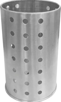 POCOline Besteckhalter silber Edelstahl H/D: ca. 14x9,5 cm