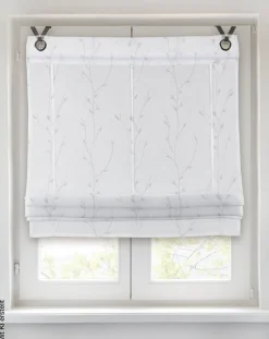 POCOline Bändchenrollo Barbara grau B/L: ca. 40x170 cm