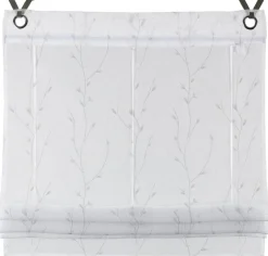 POCOline Bändchenrollo Barbara grau B/L: ca. 40x170 cm
