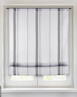 POCOline Bändchenrollo Lottie grau B/L: ca. 60x140 cm