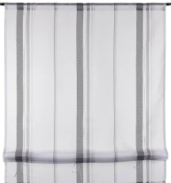 POCOline Bändchenrollo Lottie grau B/L: ca. 60x140 cm