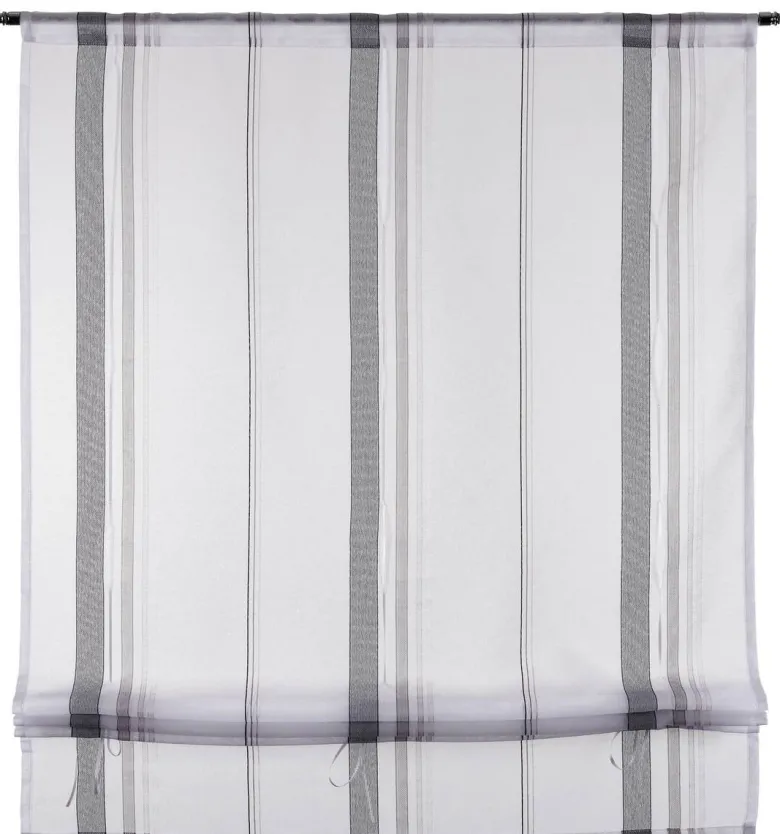 POCOline Bändchenrollo Lottie grau B/L: ca. 60x140 cm