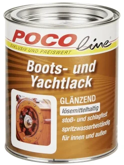 POCOline Boots-und Yachtlack farblos hochglänzend ca. 0,75 l