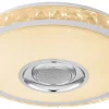 POCOline Deckenleuchte Sonido weiß Chrom Kunststoff Metall H/D: ca. 8x41 cm