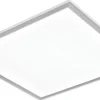 POCOline Deckenpanel Plano weiß silber Kunststoff Aluminium B/H/L: ca. 30x7x30 cm