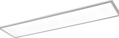 POCOline Deckenpanel Plano weiß silber Kunststoff Aluminium B/H/L: ca. 30x7x120 cm