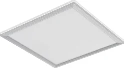 POCOline Deckenpanel Plano weiß silber Kunststoff Aluminium B/H/L: ca. 45x7x45 cm