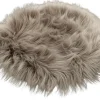 POCOline Deko-Fell taupe Polyester D: ca. 30 cm