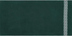 POCOline Duschtuch Mäander grün Baumwolle B/L: ca. 80x160 cm