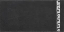 POCOline Duschtuch Mäander schwarz Baumwolle B/L: ca. 80x160 cm
