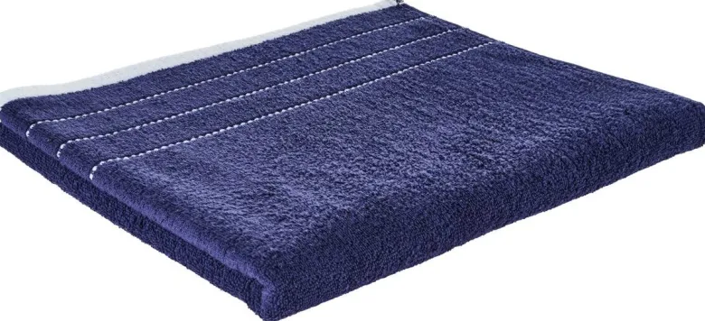 POCOline Duschtuch NEO dunkelblau Baumwolle B/L: ca. 80x150 cm