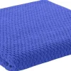 POCOline Duschtuch Popcorn blau Baumwolle B/L: ca. 70x140 cm