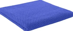 POCOline Duschtuch Popcorn blau Baumwolle B/L: ca. 70x140 cm