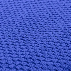POCOline Duschtuch Popcorn blau Baumwolle B/L: ca. 70x140 cm