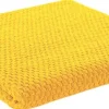 POCOline Duschtuch Popcorn gelb Baumwolle B/L: ca. 70x140 cm