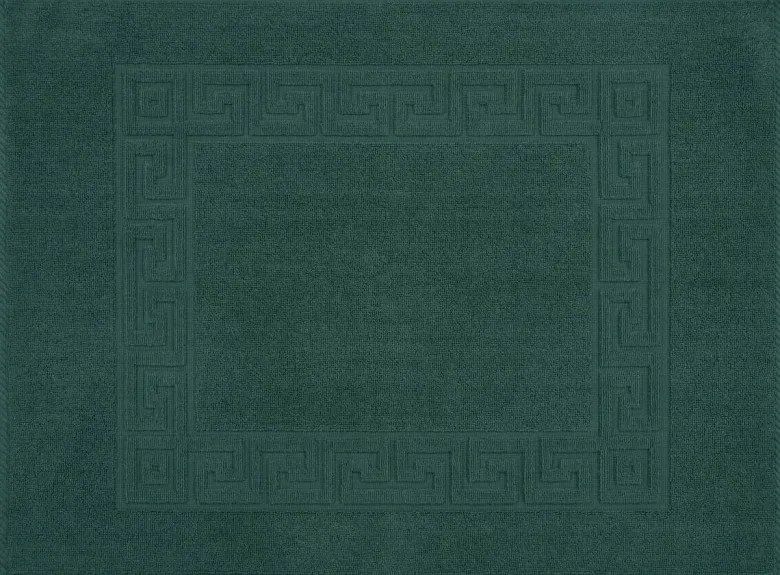 POCOline Duschvorleger Mäander grün Baumwolle B/L: ca. 50x70 cm
