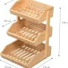 POCOline Etagere natur Bambus B/H/L: ca. 35x20x37,5 cm