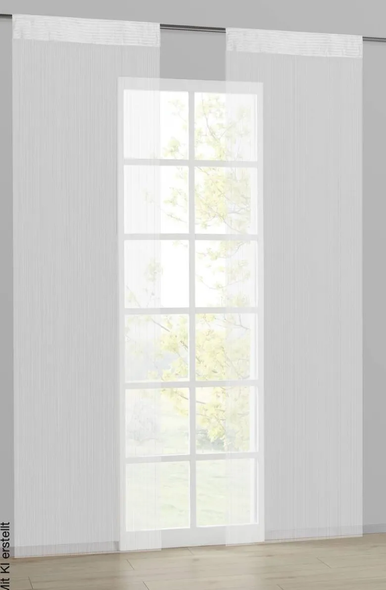 POCOline Fadenvorhang String weiß B/L: ca. 90x245 cm