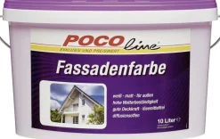 POCOline Fassadenfarbe weiß ca. 10 l