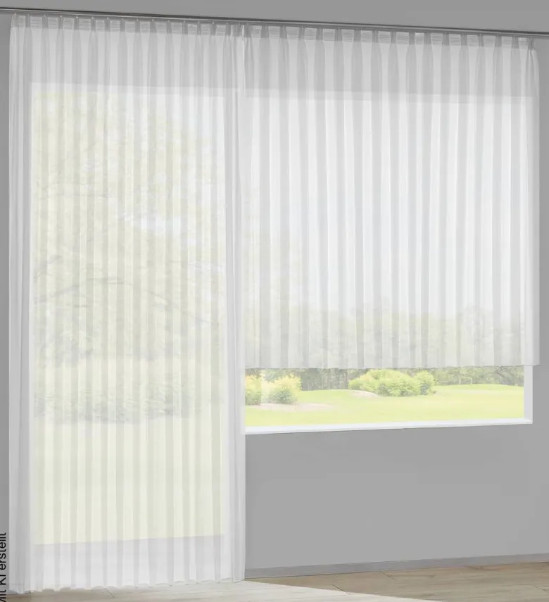POCOline Fertigstore Opera weiß B/L: ca. 450x245 cm