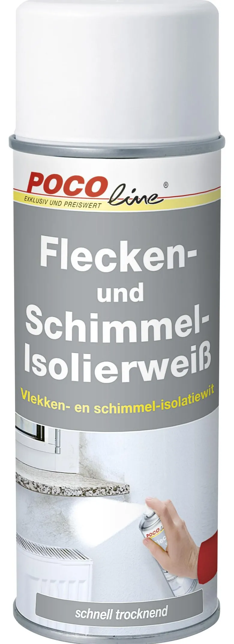 POCOline Flecken und Schimmel-Isolierweiß weiß ca. 0,4 l