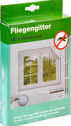 POCOline Fliegengitter weiß B/L: ca. 100x100 cm
