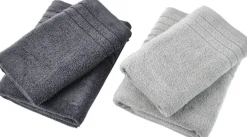 POCOline Frottier-Set anthrazit Baumwolle B/L: ca. 50x90 cm