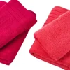 POCOline Frottier-Set fuchsia Baumwolle B/L: ca. 50x90 cm