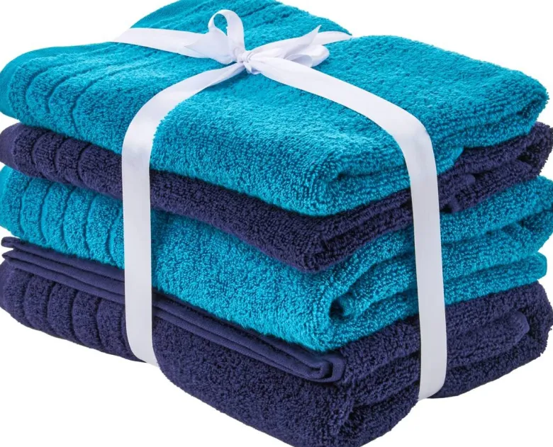POCOline Frottier-Set navy Baumwolle B/L: ca. 50x90 cm