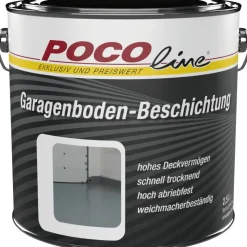 POCOline Garagenbodenbeschichtung grau seidenmatt ca. 2,5 l